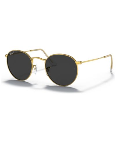 Мужские солнцезащитные очки Ray-Ban Polarized, Round Metal