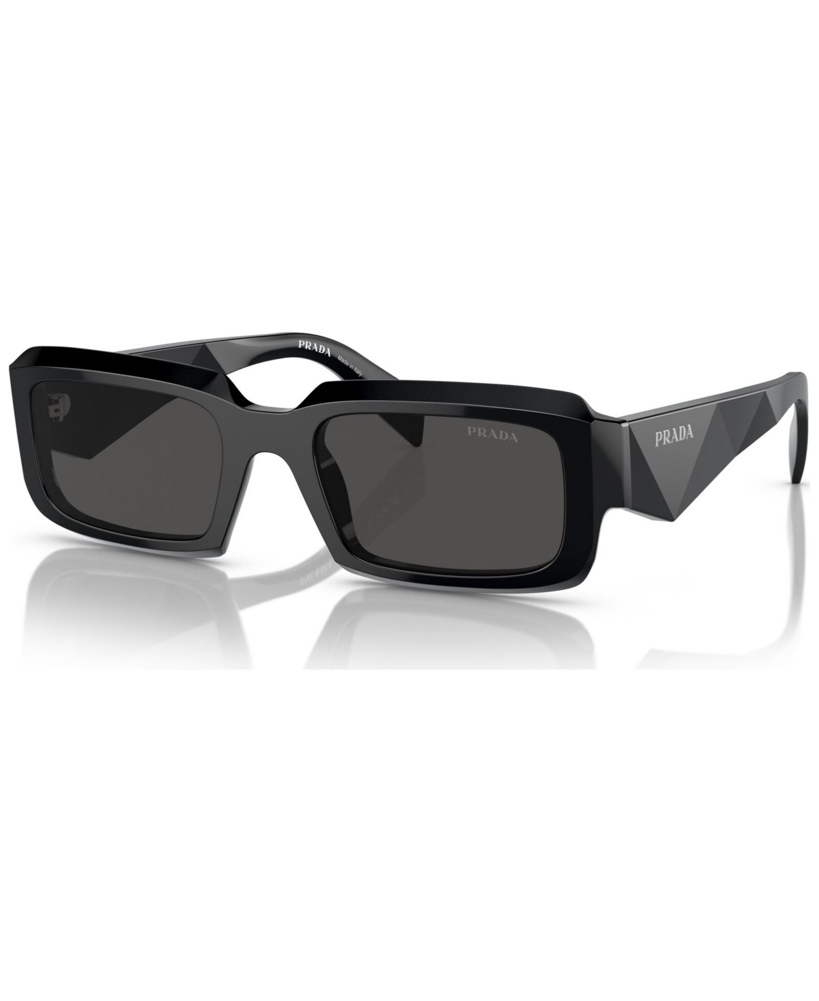 Prada Мужские солнцезащитные очки Irregular Low Bridge, PR 27ZSF