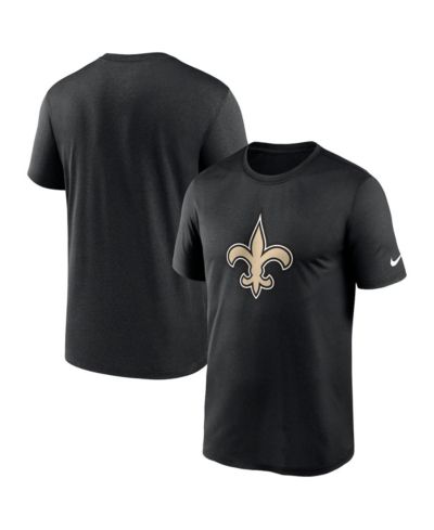 Мужская футболка Nike Black New Orleans Saints Legend Logo Performance