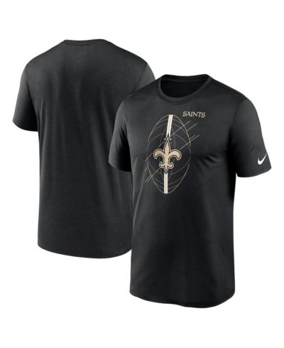 Мужская футболка Nike Black New Orleans Saints Legend Icon Performance