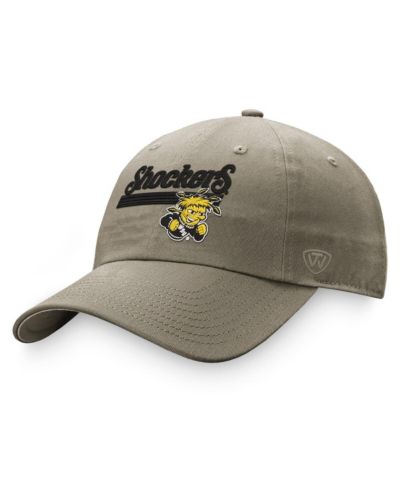 Мужская регулируемая кепка Top of the World Khaki Wichita State Shockers Slice
