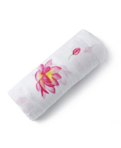 Муслиновое пеленание Malabar Baby GOTS Certified Organic Cotton Magical Lotus
