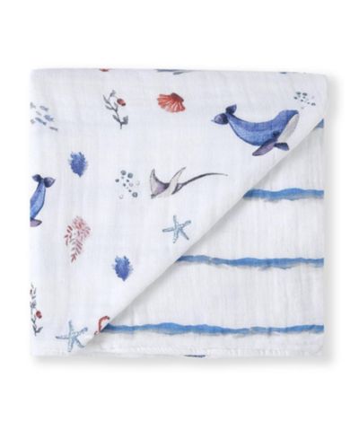 Malabar Baby многослойное двустороннее одеяло из муслина Organic Muslin, Sardinian Summer