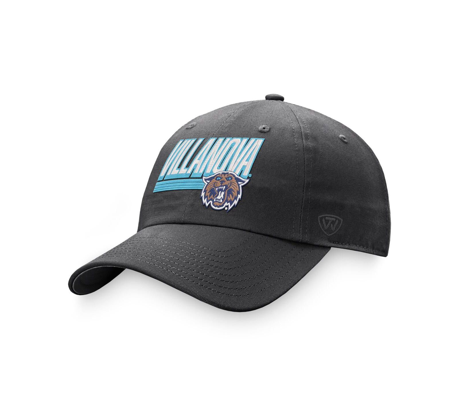 Мужская регулируемая кепка Top of the World Charcoal Villanova Wildcats Slice