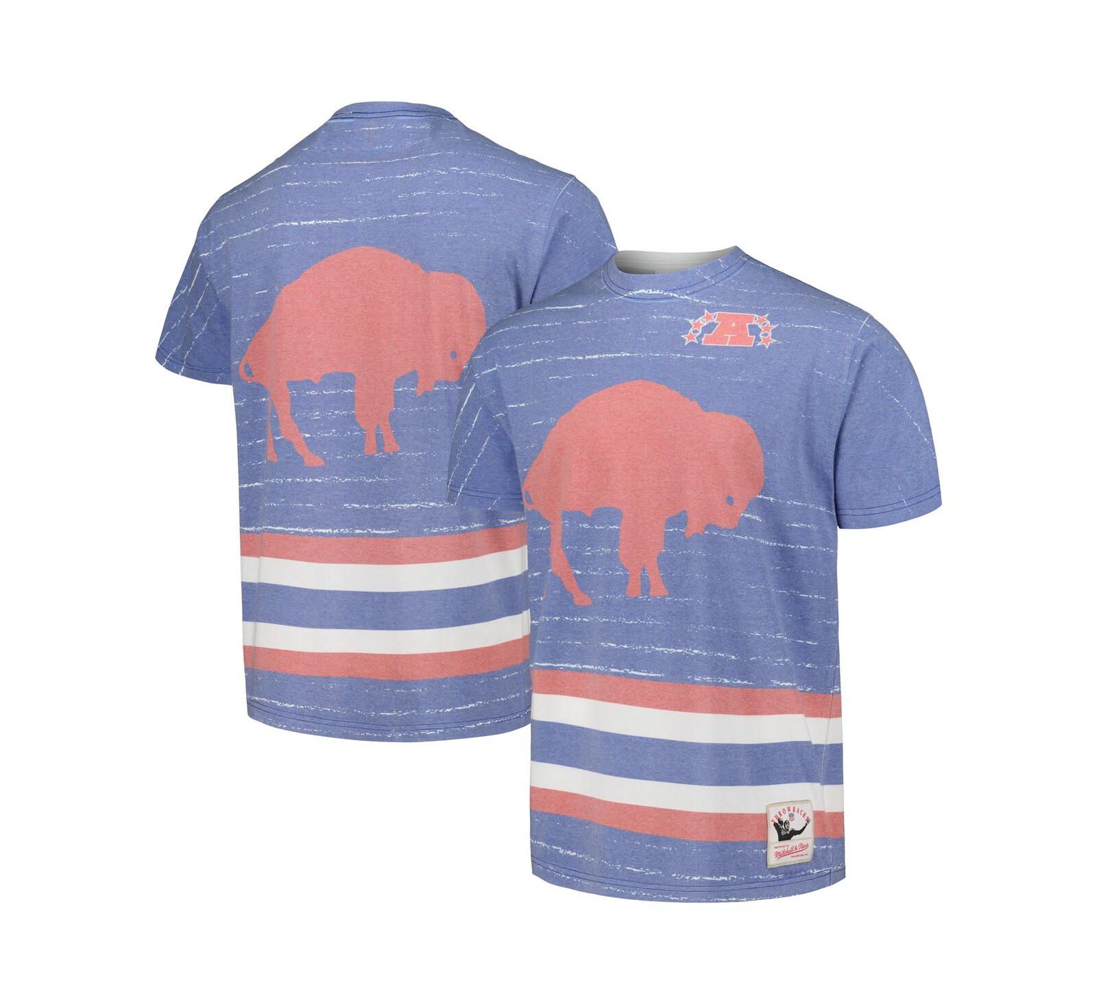 Men's Mitchell & Ness Royal Buffalo Bills Jumbotron 3.0 T-shirt