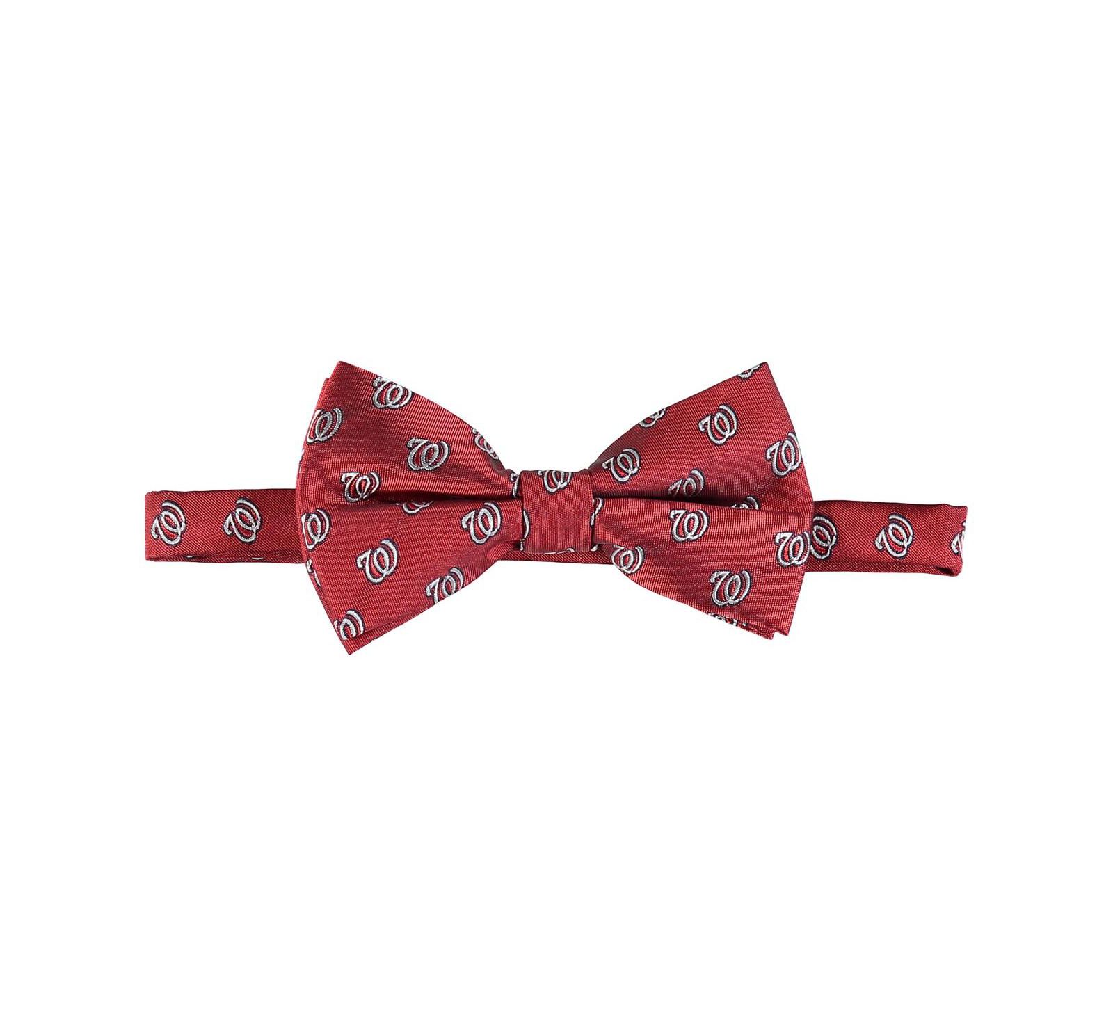 Men's Red Washington Nationals Repeat Bow Tie