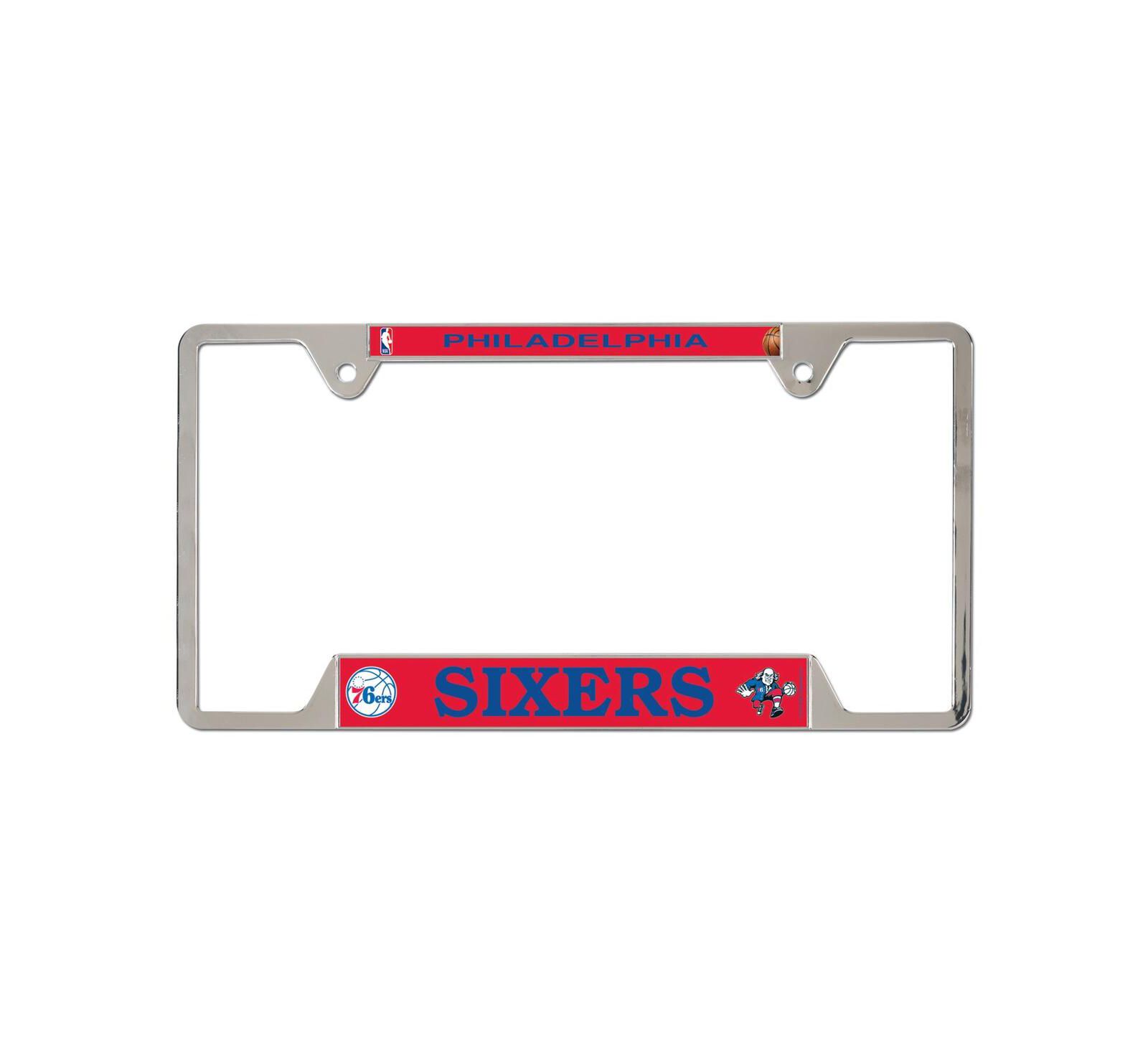 Wincraft рамка для номерного знака Philadelphia 76ers Chrome Plated Metal