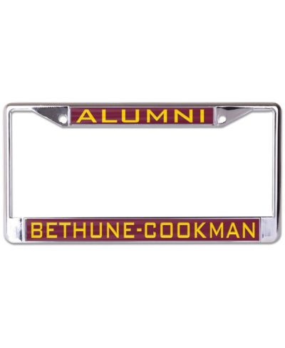 Рамка для номерного знака Wincraft Bethune-Cookman Wildcats Logo Alumni License Plate Frame