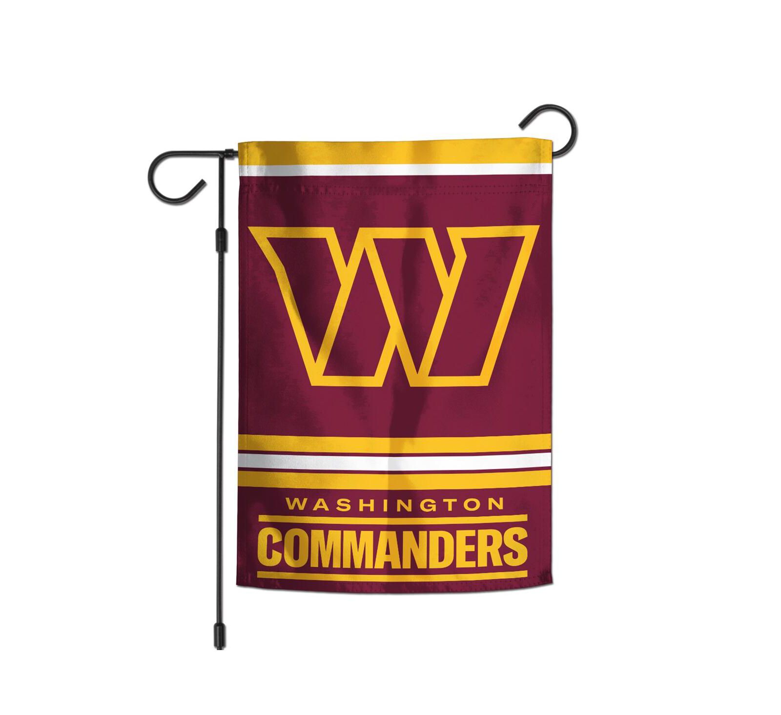 Садовый флаг Wincraft Washington Commanders 12" x 18" Team Double-Sided