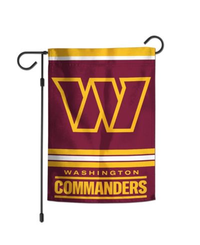 Садовый флаг Wincraft Washington Commanders 12" x 18" Team Double-Sided