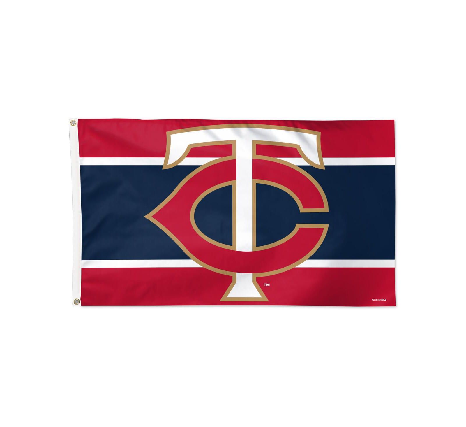 Флаг Wincraft Minnesota Twins 3' x 5" Deluxe Single-Sided