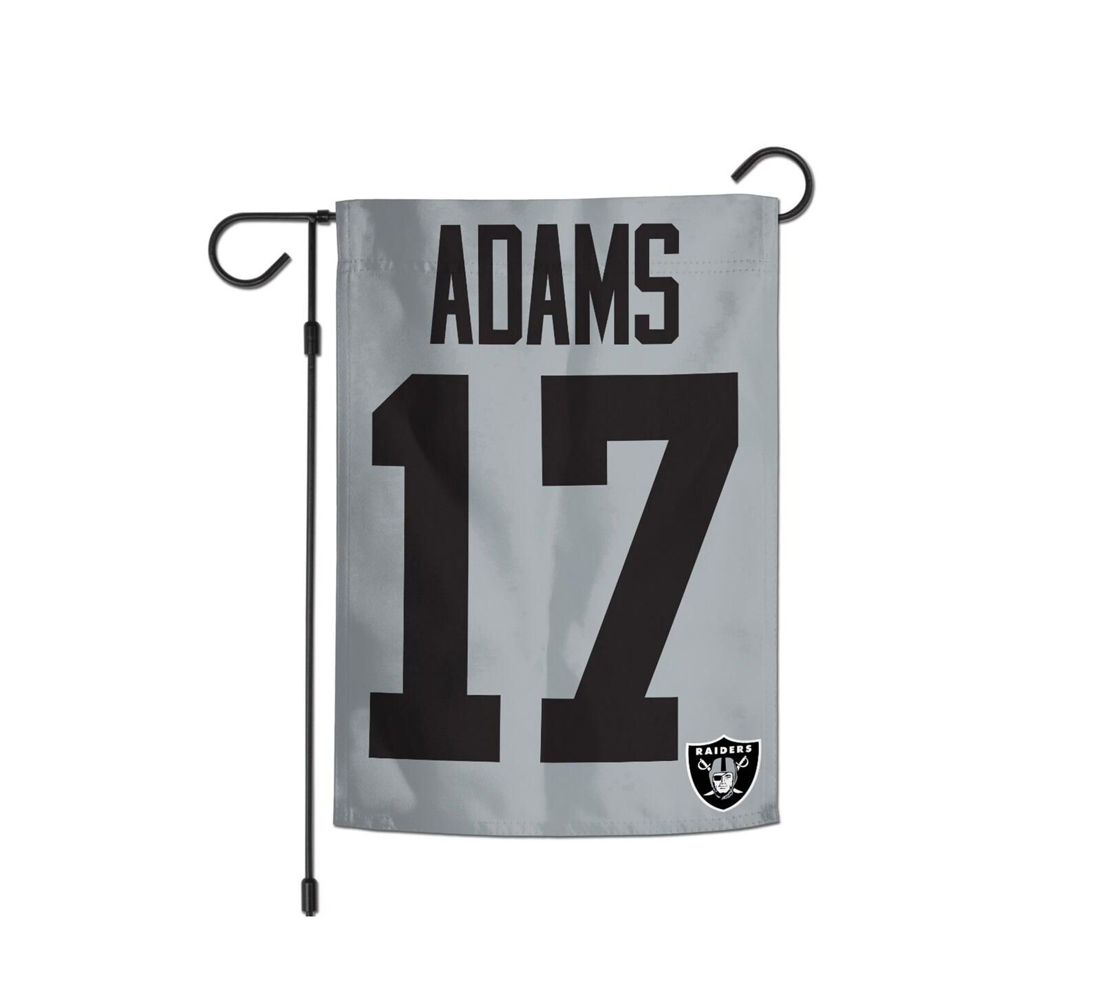 Садовый флаг Wincraft Davante Adams Las Vegas Raiders 12" x 18" Player Double-Sided