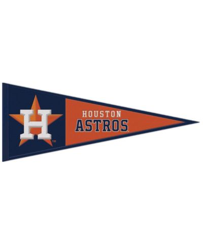 Шерстяное флаг-перетяжка Wincraft Houston Astros 13" x 32" с основным логотипом