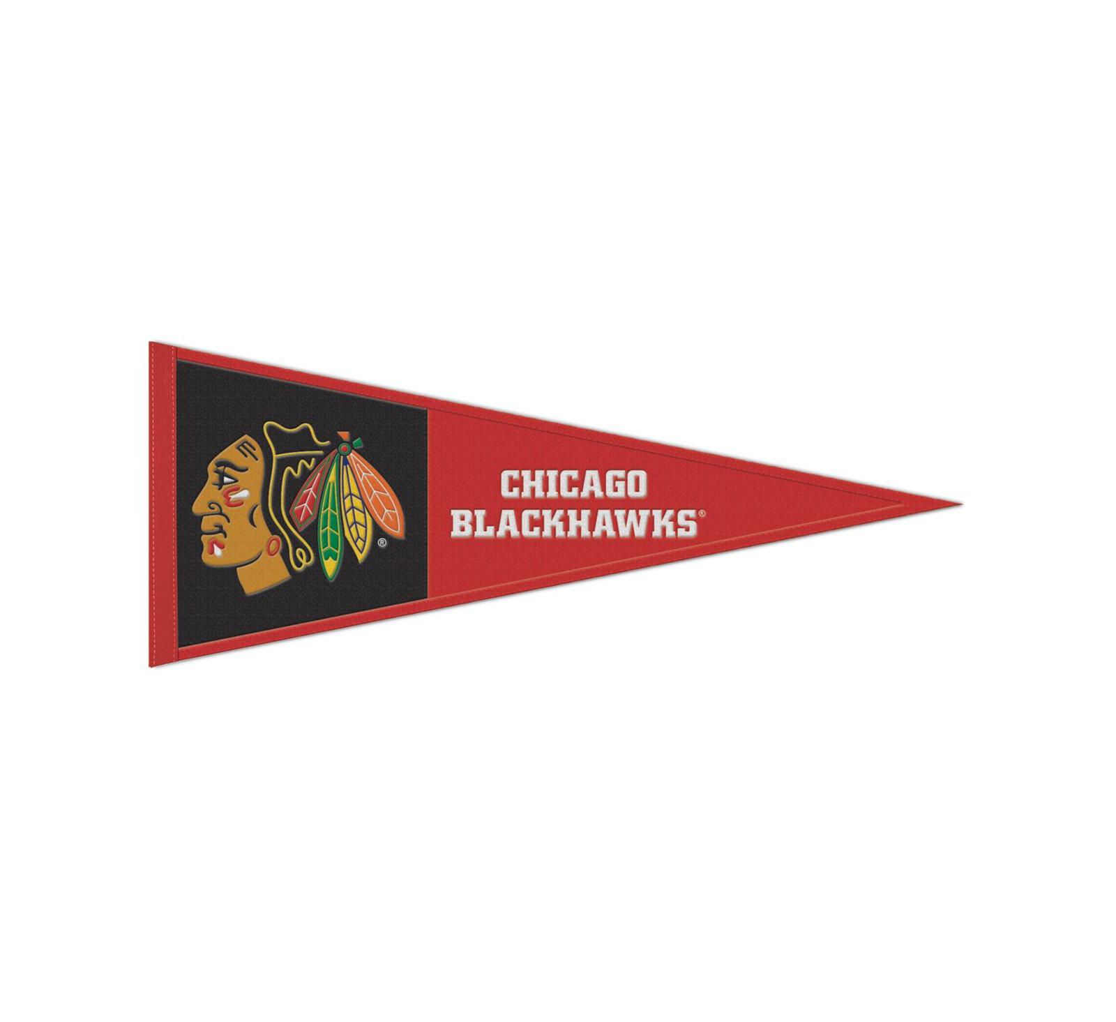Wincraft Chicago Blackhawks 13" x 32" Wool Primary Logo Pennant