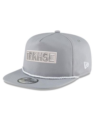 Мужская кепка New Era Gray TRACKHOUSE RACING Golfer Snapback регулируемая