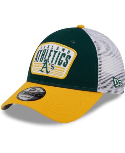 Кепка Men's New Era Green Oakland Athletics Two-Tone Patch 9FORTY Snapback