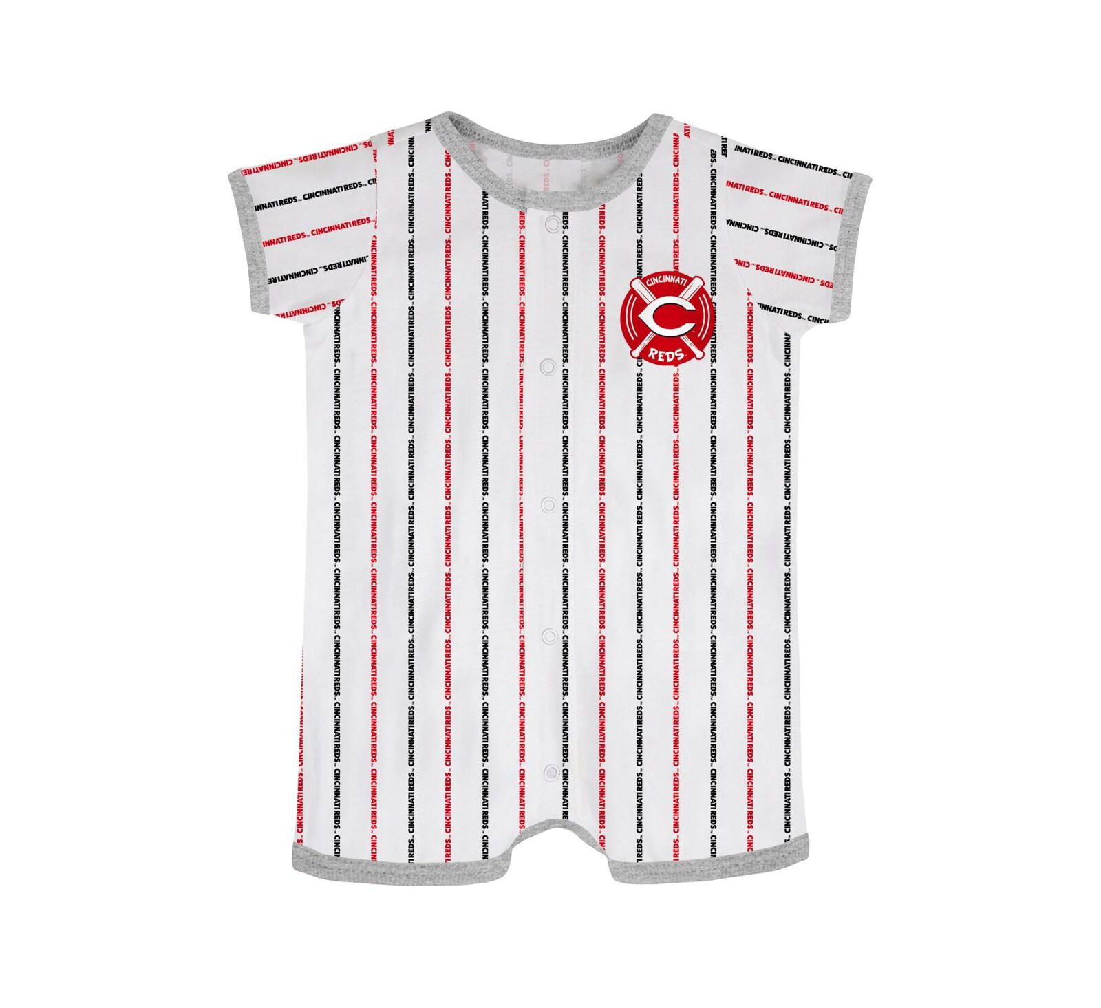 Детский комбинезон Outerstuff Cincinnati Reds Ball Hitter White для мальчиков и девочек
