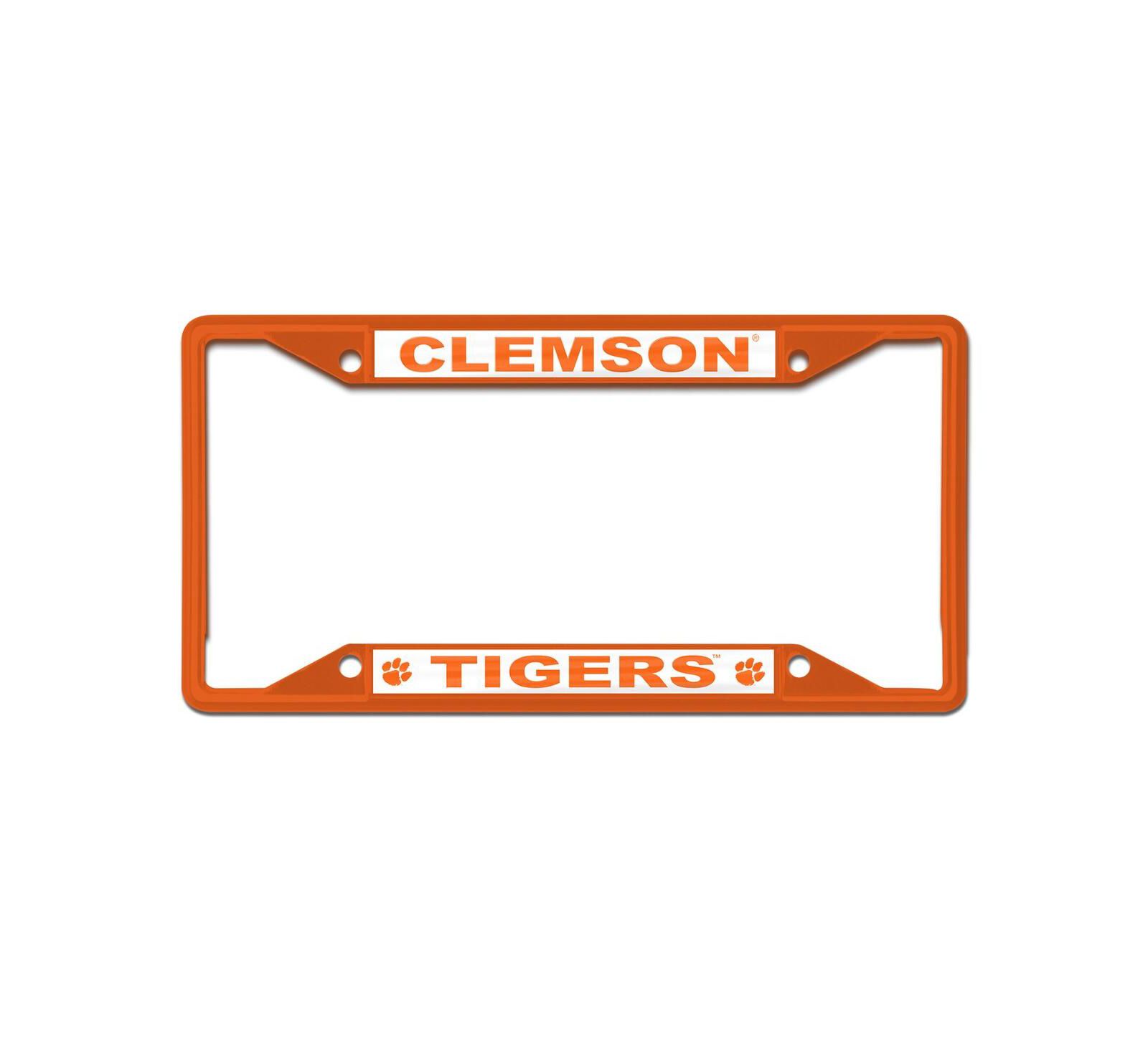 Рамка для номерного знака Wincraft Clemson Tigers Chrome Color