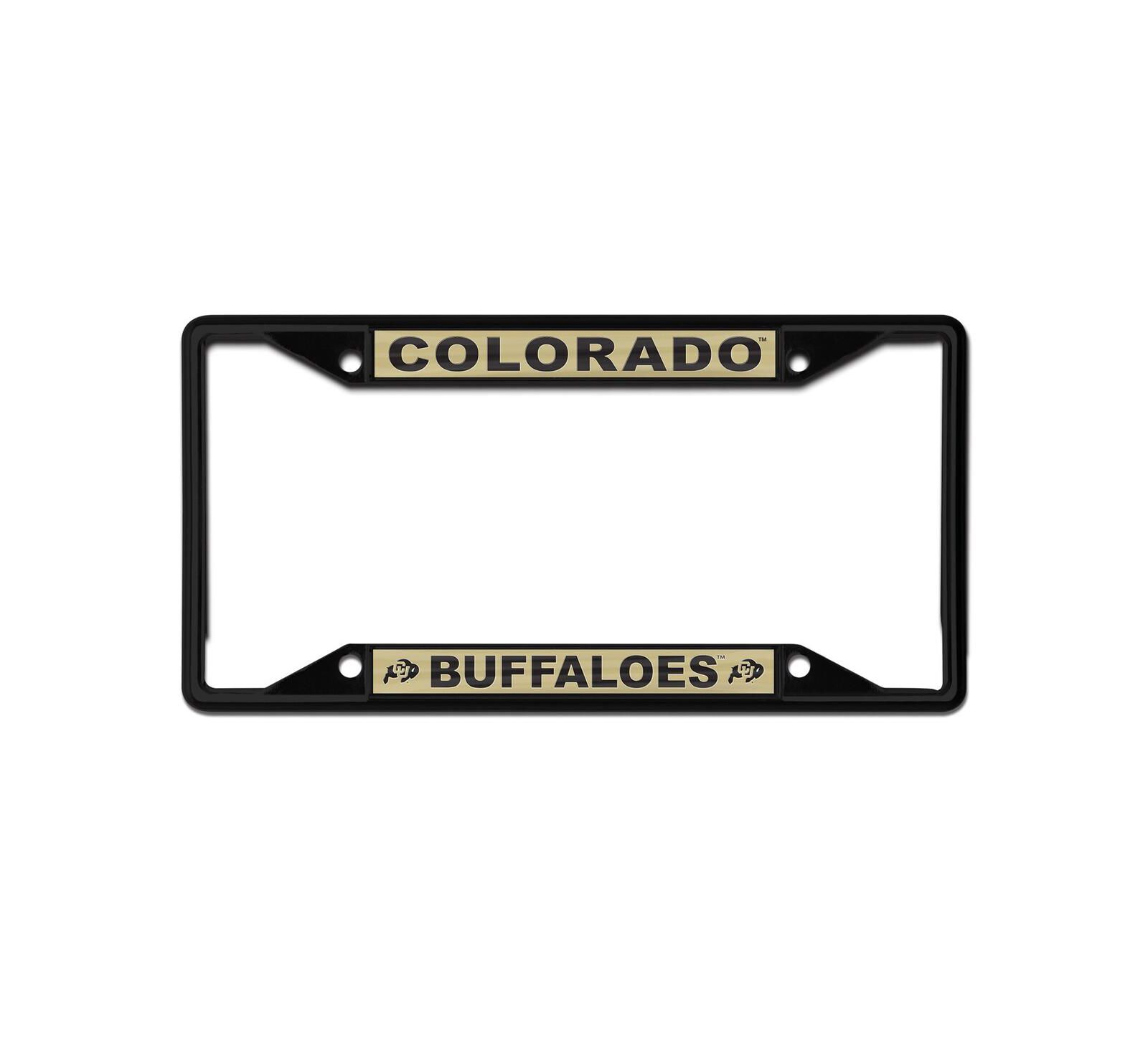 Wincraft Colorado Buffaloes Chrome Color License Plate Frame