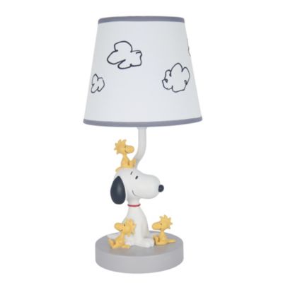 Lambs and Ivy Классическая ночная лампа Snoopy and Friends с абажуром и лампочкой