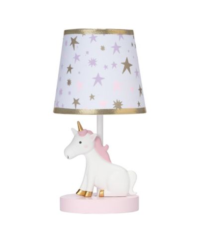Ночник Bedtime Originals Rainbow Unicorn Pink/White с абажуром и лампочкой