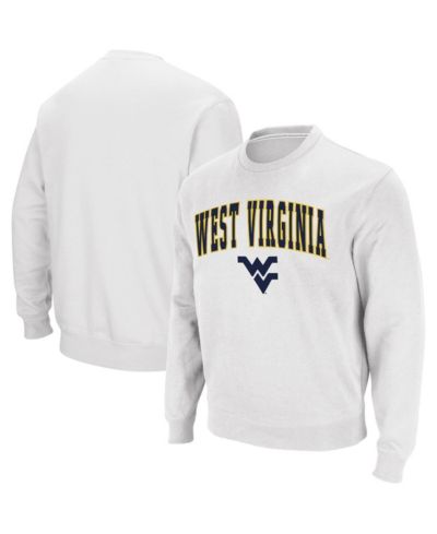 Свитшот Colosseum Men's West Virginia Mountaineers Arch and Logo Crew Neck