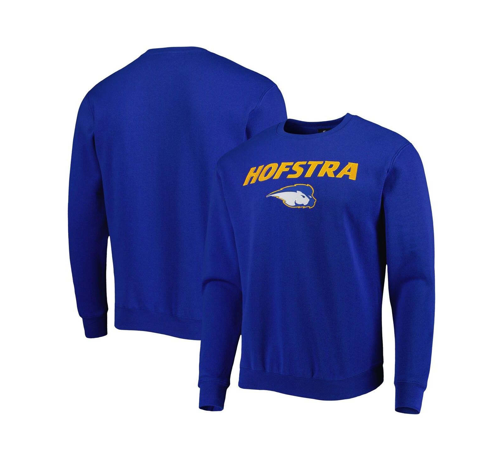 Мужской свитшот Colosseum Royal Hofstra University Pride Arch Over Logo Pullover