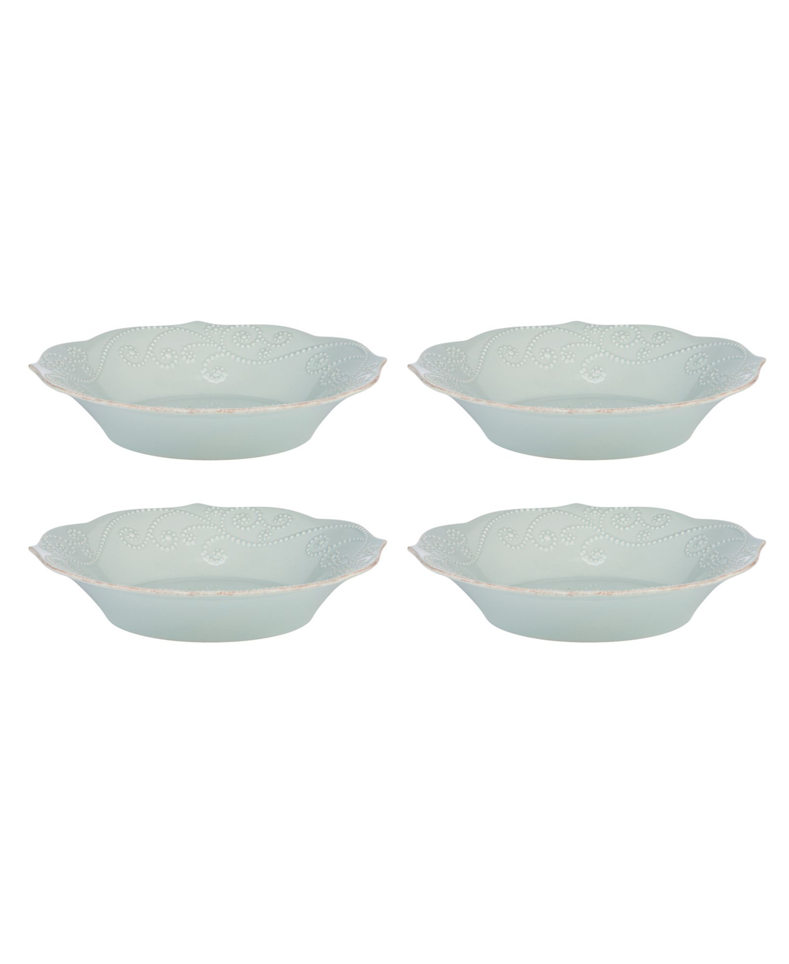 Набор из 4 тарелок Lenox French Perle Pasta