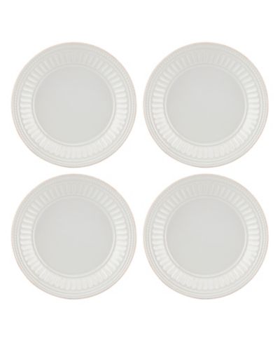 Lenox десертные тарелки French Perle Groove, набор из 4 предметов