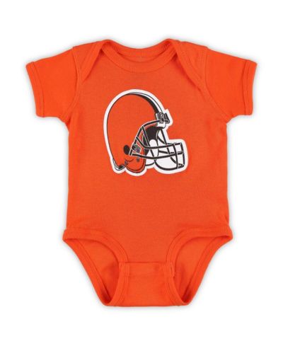 Outerstuff боди с логотипом Cleveland Browns для новорожденных мальчиков и девочек, оранжевый цвет