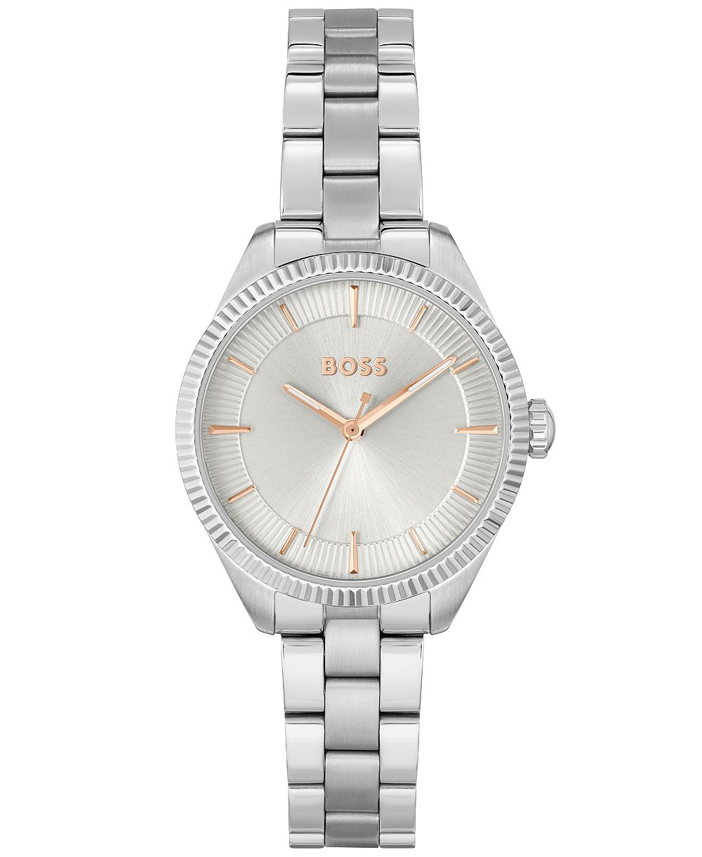 HUGO BOSS Women's Sage Quartz Stainless Steel Watch 32mm