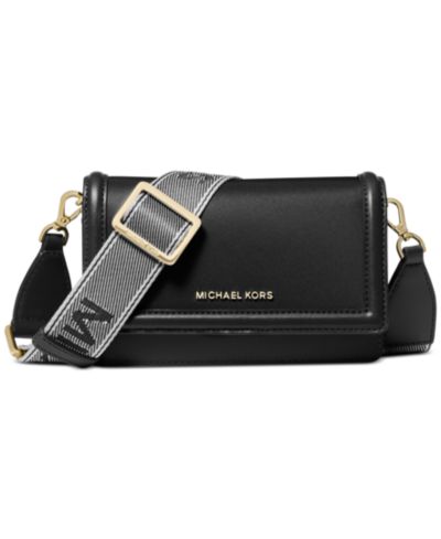 Микро-сумка через плечо Michael Kors Logo Mini Nylon с текстильным ремешком