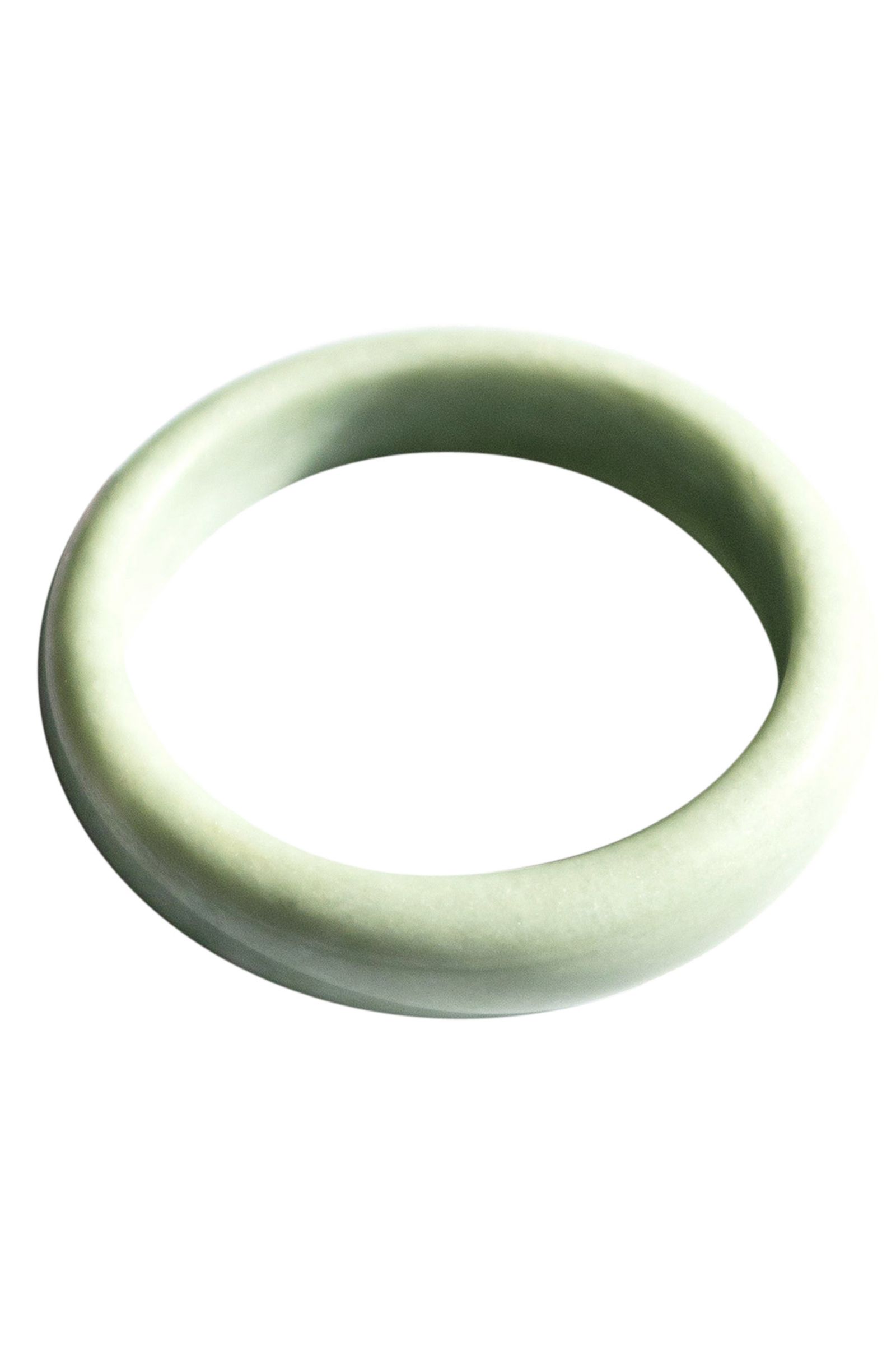 Tennis браслет с непрозрачным камнем Jade-Green