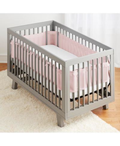 BreathableBaby Сетчатый вкладыш для детской кроватки Full-Size, Deluxe 4mm Mesh (4FS Covers 3 or 4 Sides)