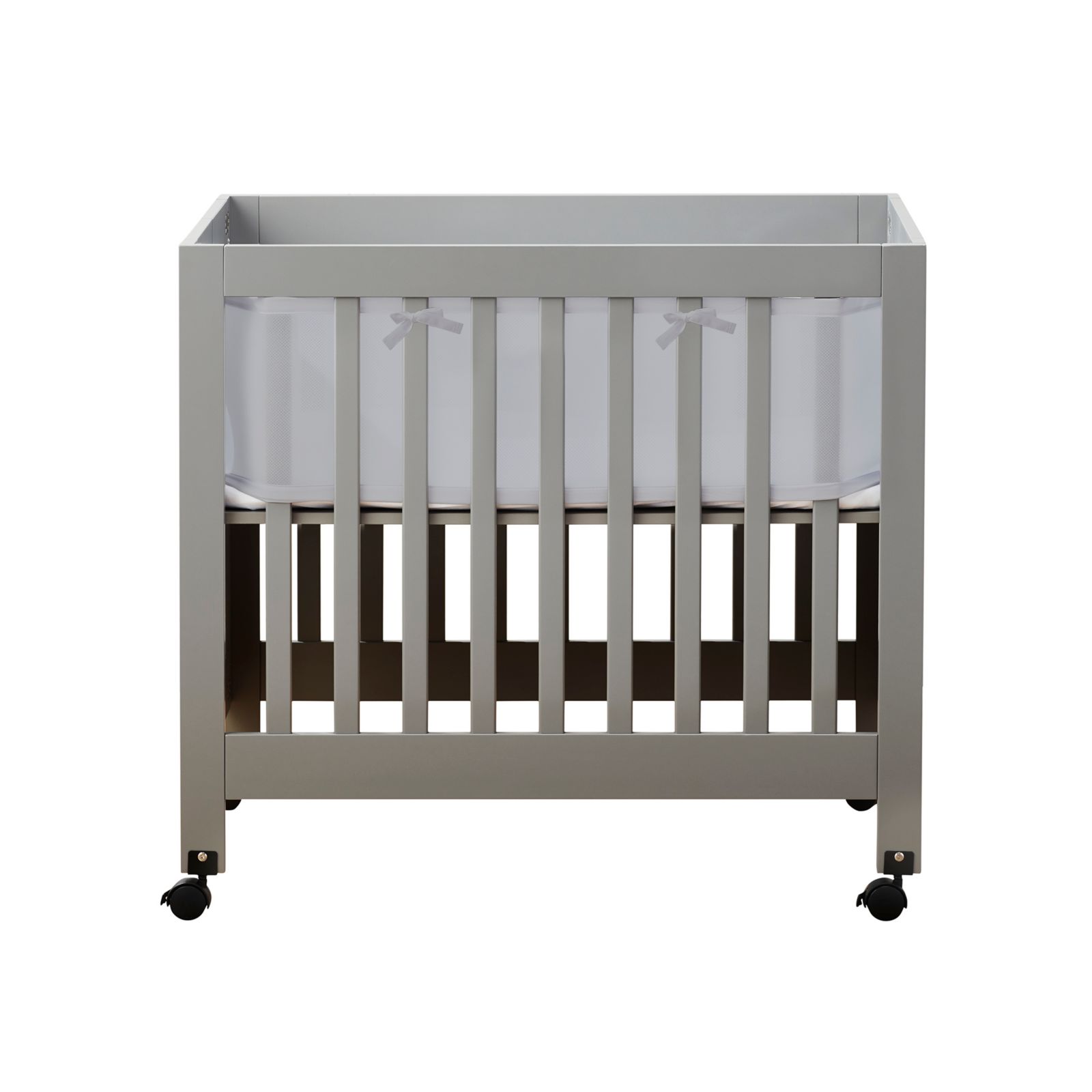 Детский сетчатый подклад для мини-колыбелей BreathableBaby, классическая сетка 3мм (размер 4M, покрывает 4 стороны, только для мини-колыбелей)