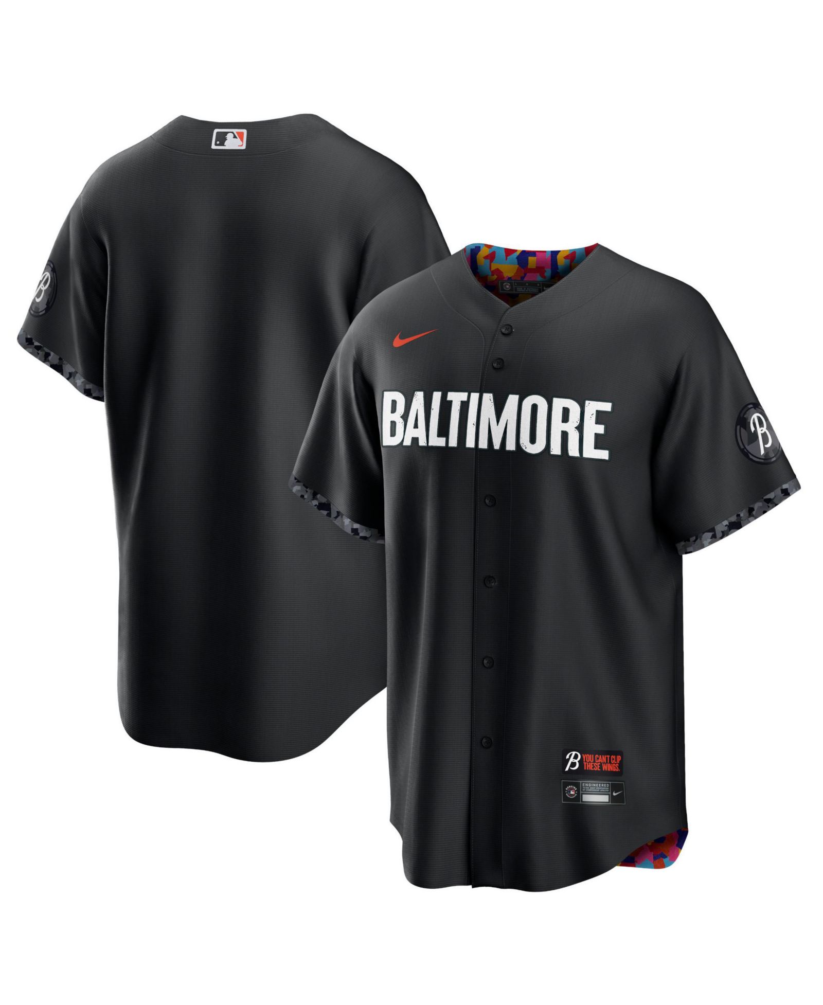 Мужская джерси Nike Black Baltimore Orioles 2023 City Connect Replica