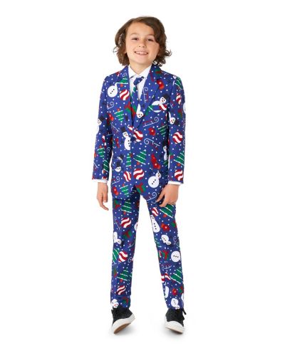 Детский праздничный костюм Suitmeister Christmas Snowman Button Closure Set