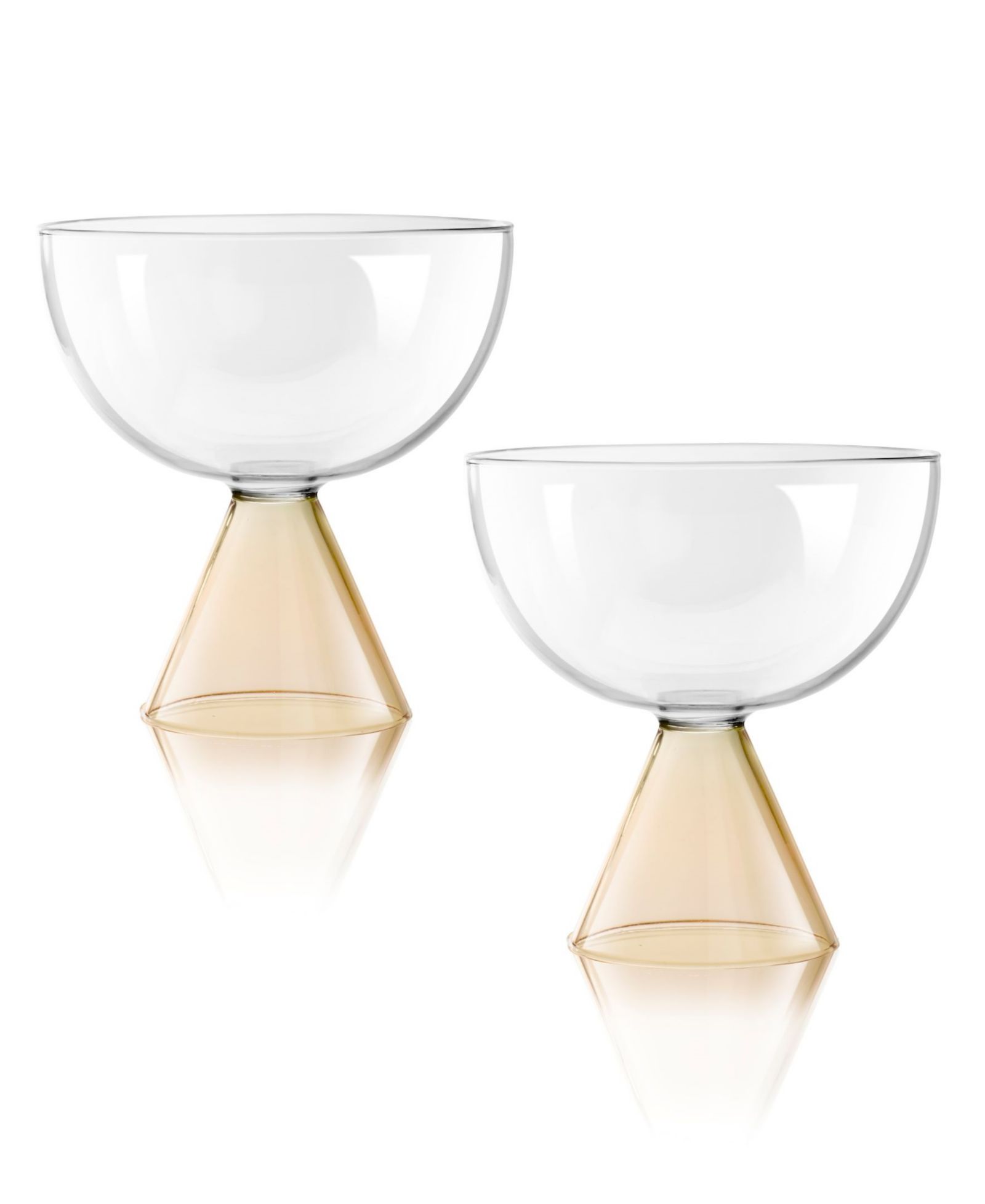 Qualia Glass Бокалы для десерта, Coupe, 18 oz, набор из 2 шт.