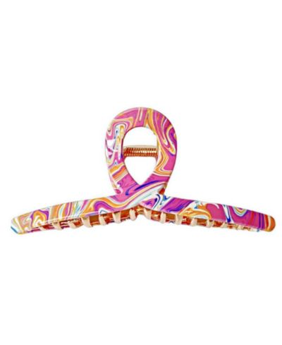 Looped Claw Clip - Swirl