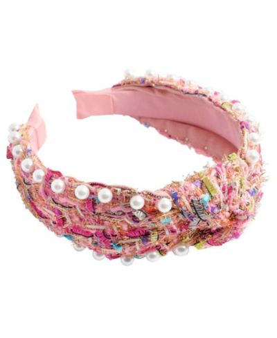Women's It Girl Pearl Headband - Pink
