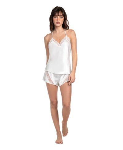 Linea Donatella Женский комплект из топа и шорт, атлас, 2-Piece Set