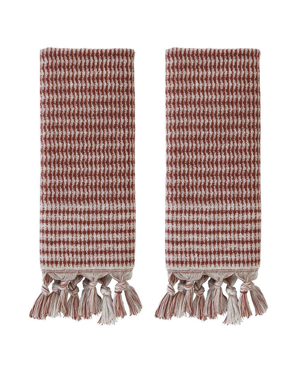Набор из 2 полотенец для рук SKL Home Long Borough Turkish Cotton