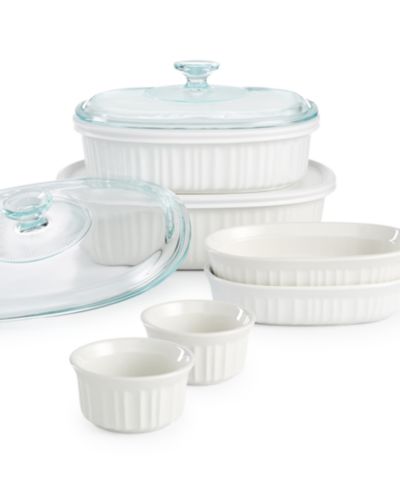 Набор посуды для выпечки Corningware® French White, 10 предметов
