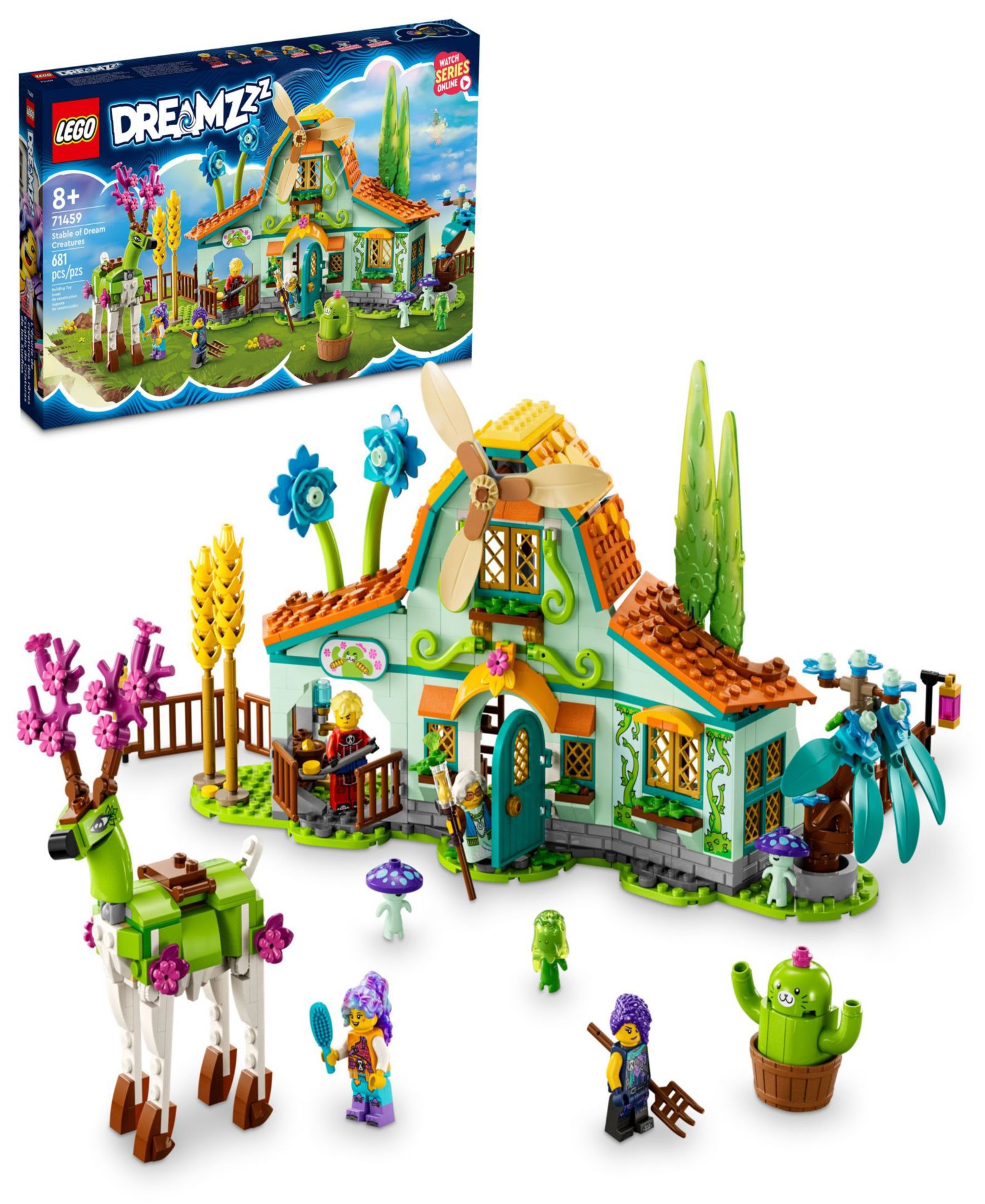 LEGO® DREAMZzz 71459 Набор для сборки игрушечного Stable of Dream Creatures