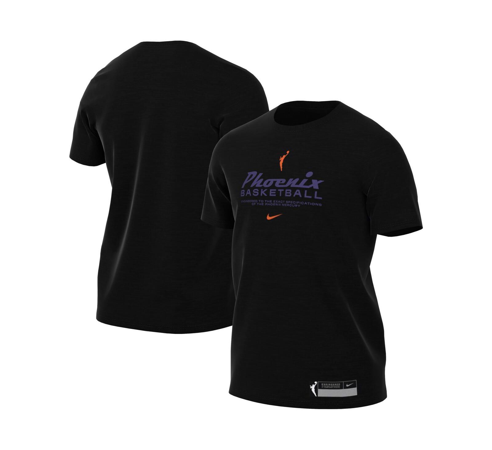 Men's Nike Black Phoenix Mercury On Court Legend Essential Practice T-shirt