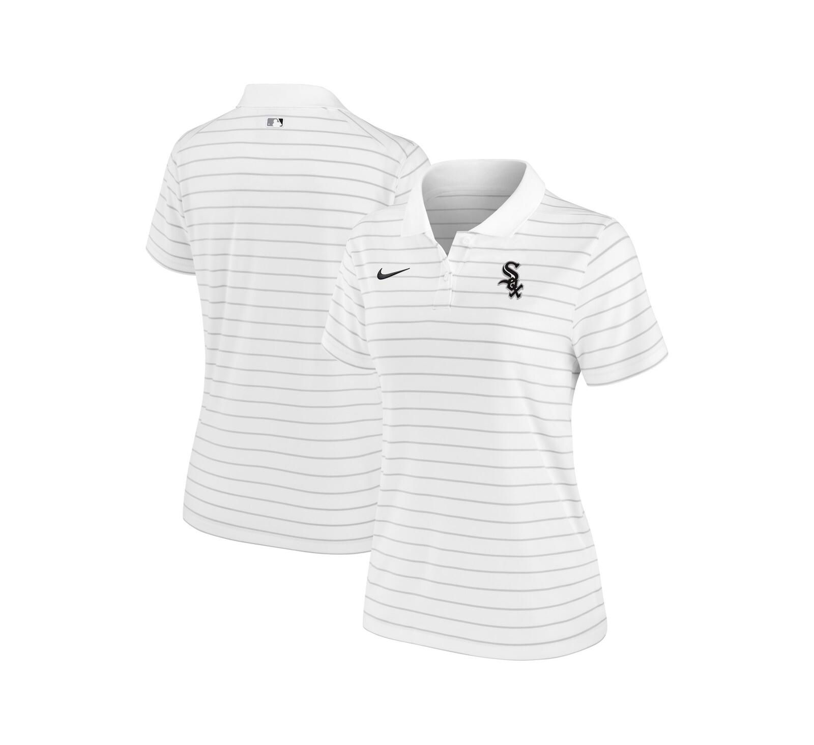 Women's Nike White Chicago White Sox Authentic Collection Victory Performance Polo Shirt