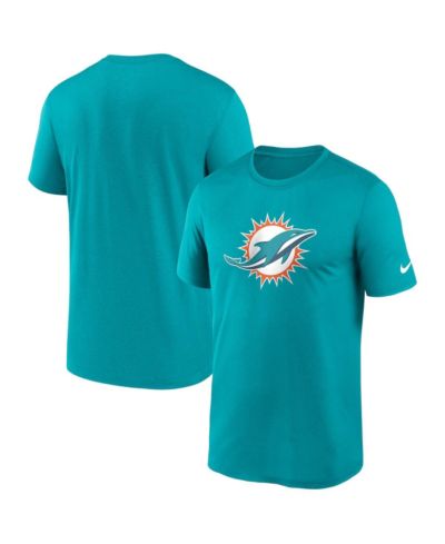 Мужская футболка Nike Men's Aqua Miami Dolphins Legend Logo Performance