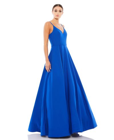 Вечернее платье Mac Duggal Women's Ieena Classic A-Line V-Neck Ballgown