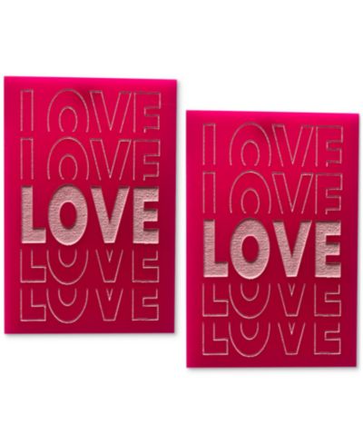 Swanky Designs Серьги-подвески Billboard Love Drop