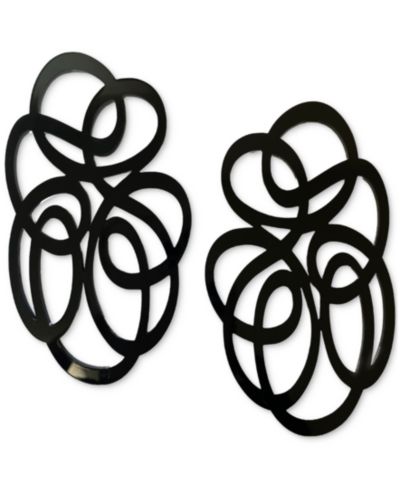Swanky Designs Tatiana Swirl Drop Earrings